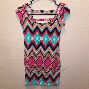 Tribal print dress